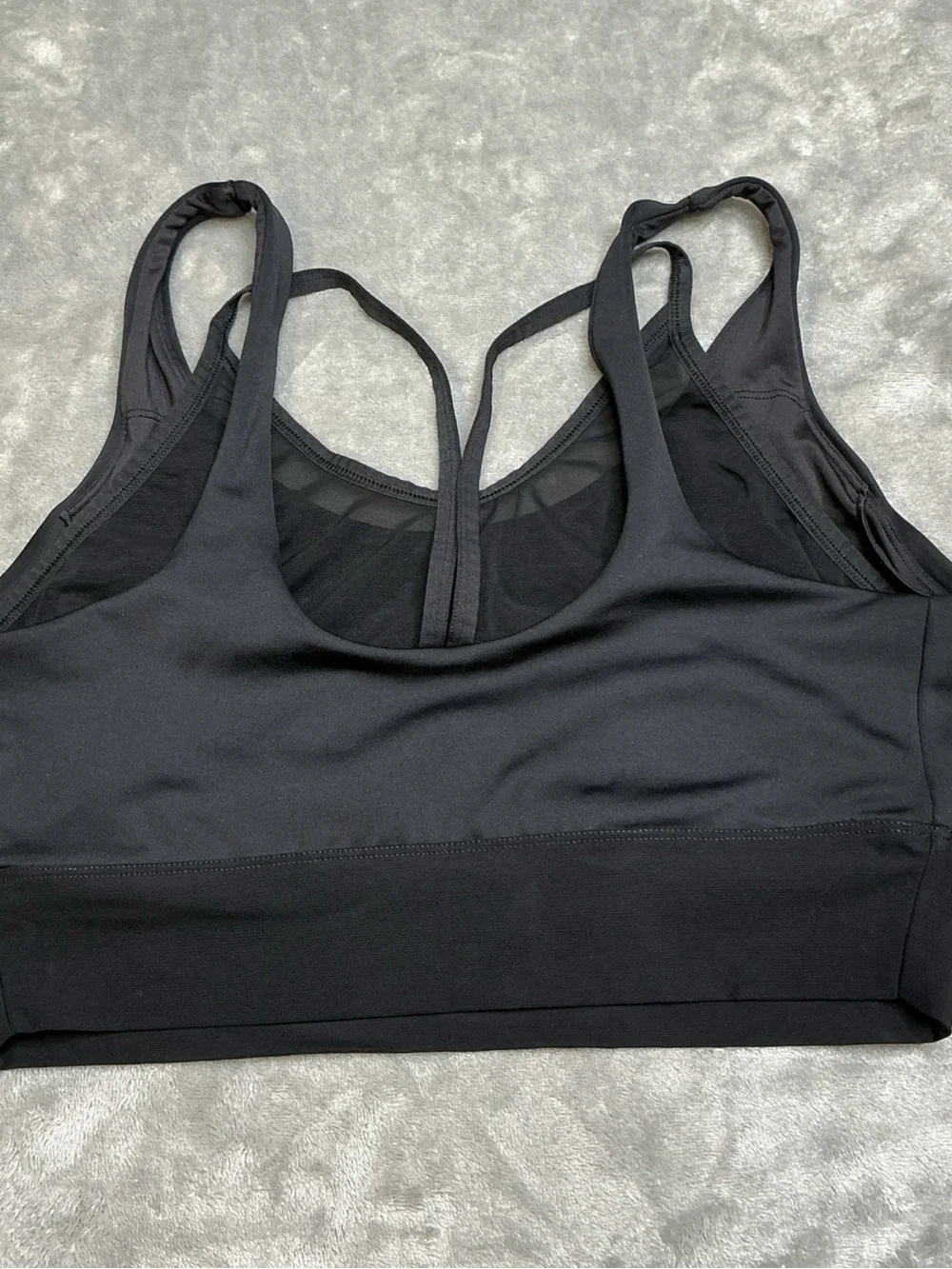 ALO Yoga Black Strappy Sports Bra